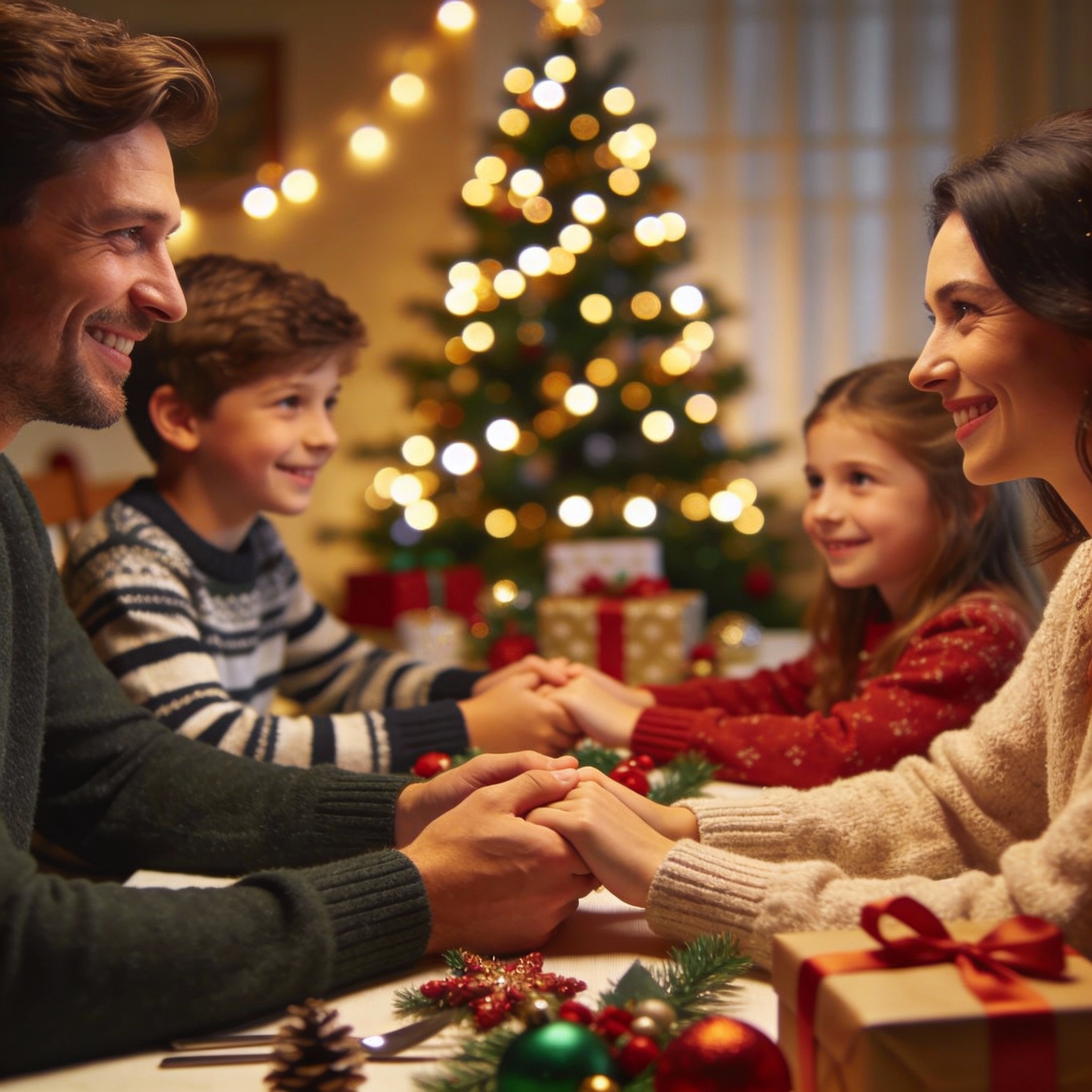 Święta Pełne Zaufania. Jak Pewność i Uczciwość Wzmacniają Więzi Rodzinne Autentyczne święta rodzinne oparte na zaufaniu i uczciwości - ciepła atmosfera rodzinnych więzi.